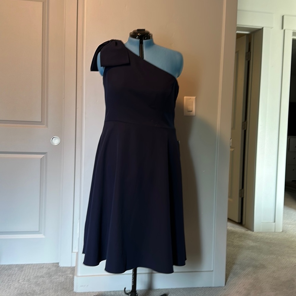 Navy blue Gal meets glam dress